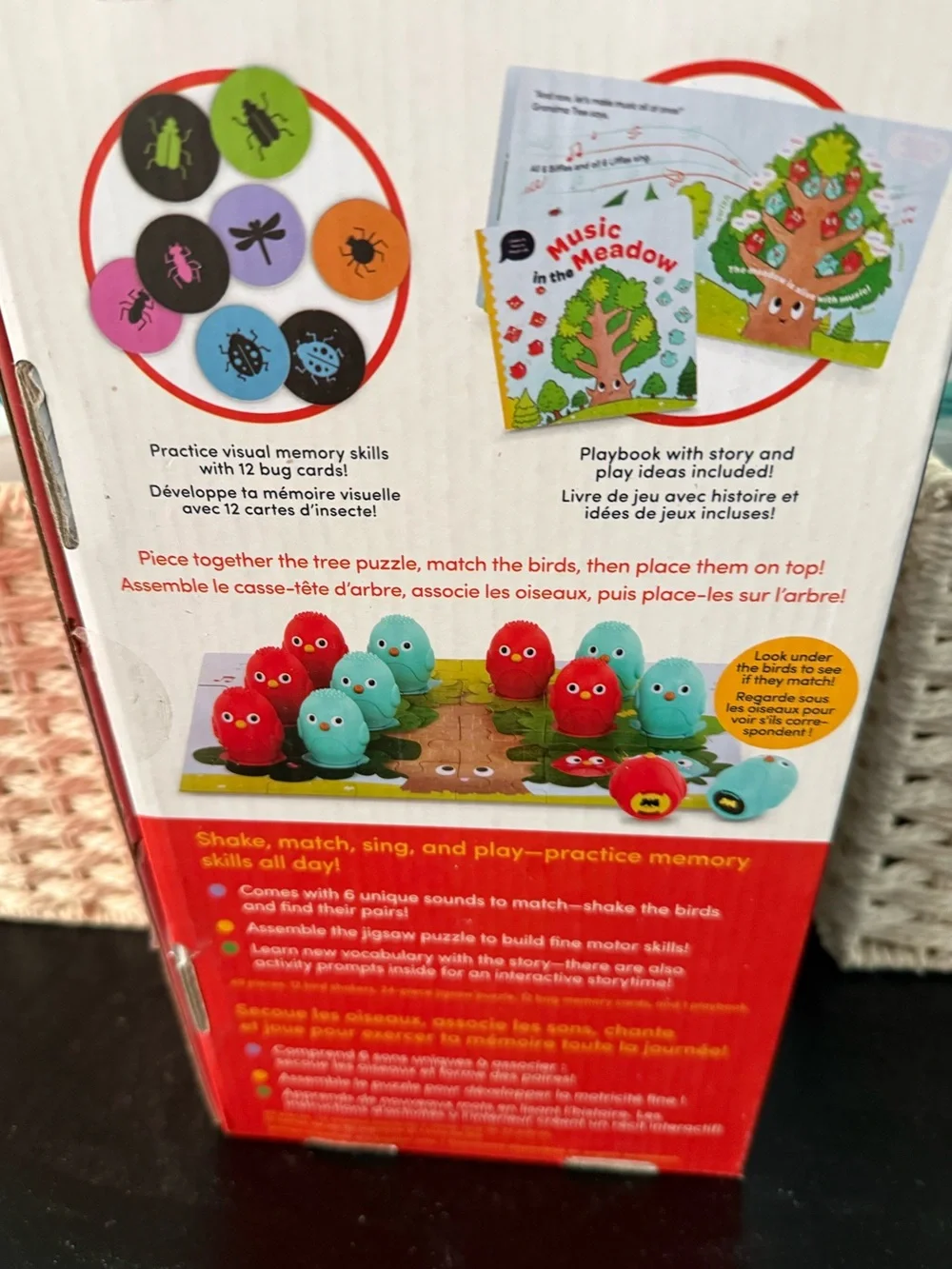 Battat Education Shake & Match Sound Memory Game complete new ages 3+